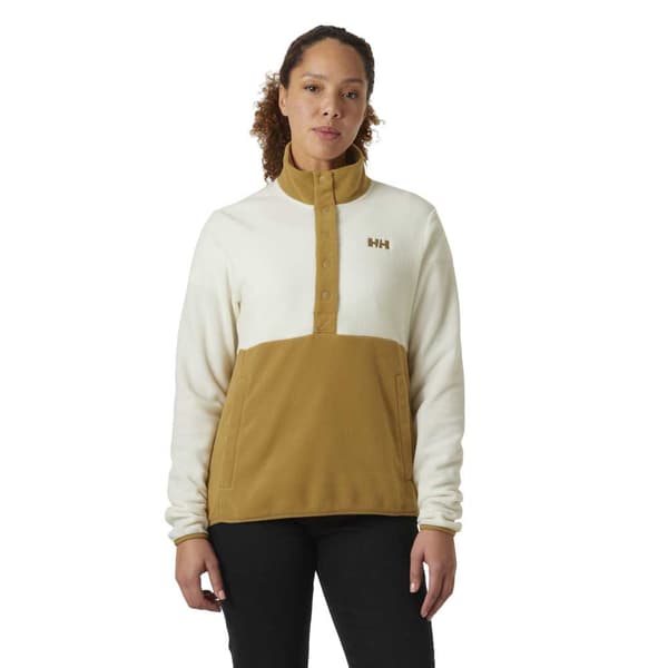 Helly Hansen Daybreaker Snap Fleece Med Halv Dragkedja Vit XL Kvinna