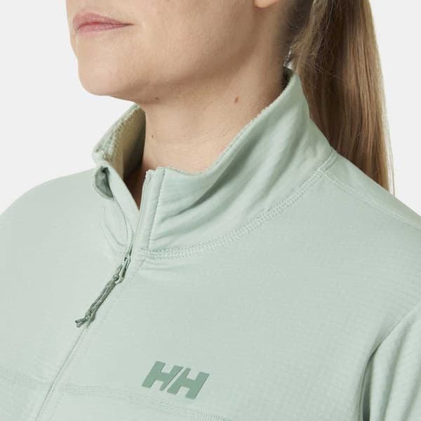 Helly Hansen Versalite Plus Fleecejakke Med Fuld Lynlås Grøn 3X Kvinde
