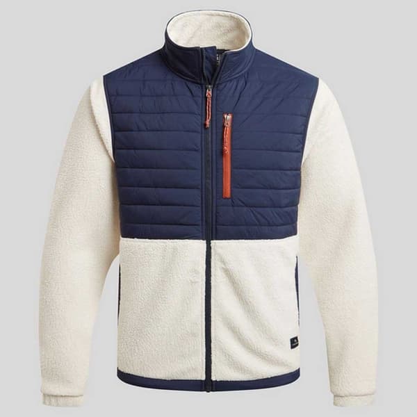 Craghoppers Montadale Hybrid Fleece Beige,Blå S Mand