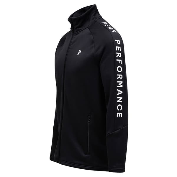 Peak Performance Rider Fleecejacka Med Dragkedja Svart L Man