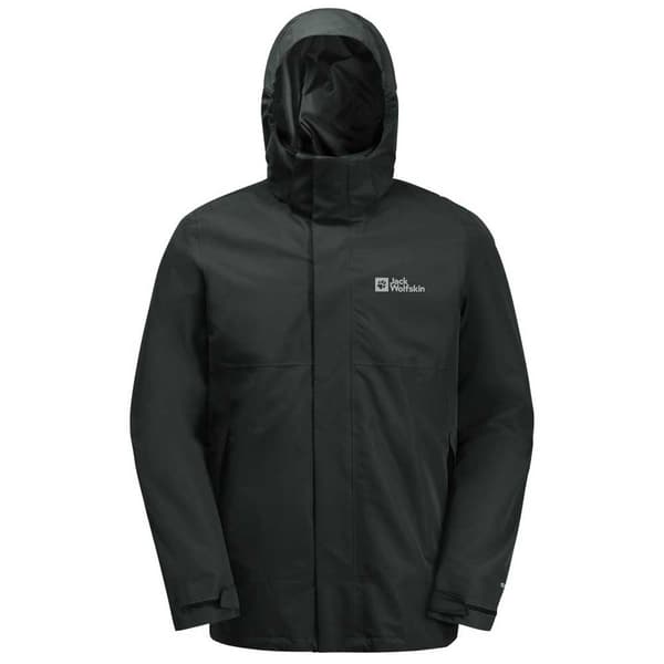 Jack Wolfskin Luntal 3in1 Jacka Svart 2XL Man