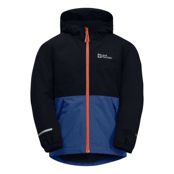 Jack Wolfskin Snowy Days Jacka Blå,Svart 116 cm Pojke