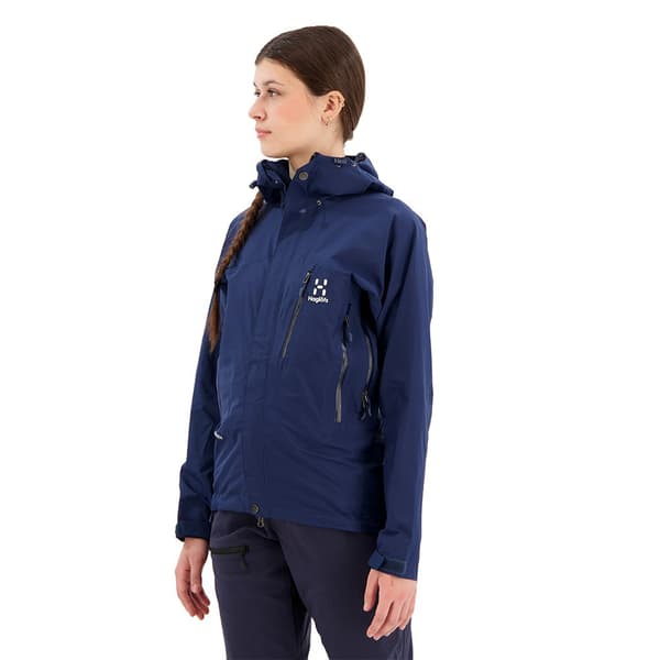 Haglofs Astral Goretex Jakke Blå S Kvinde