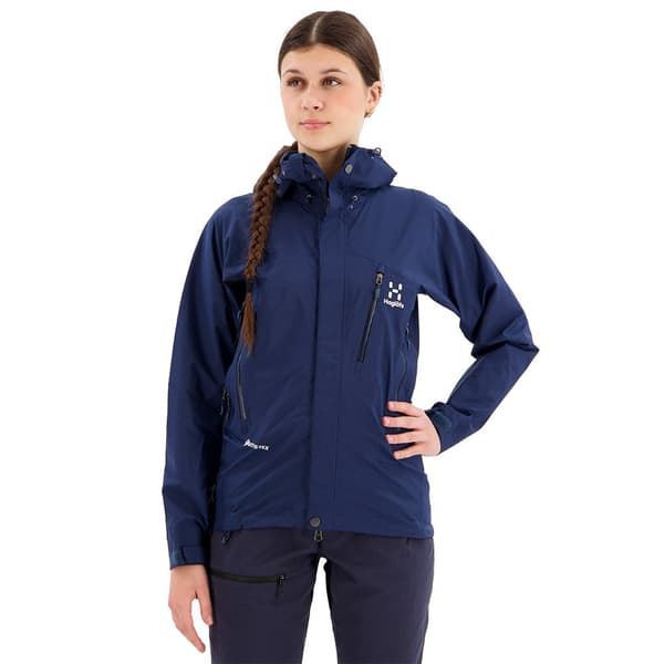 Haglofs Astral Goretex Jakke Blå S Kvinde