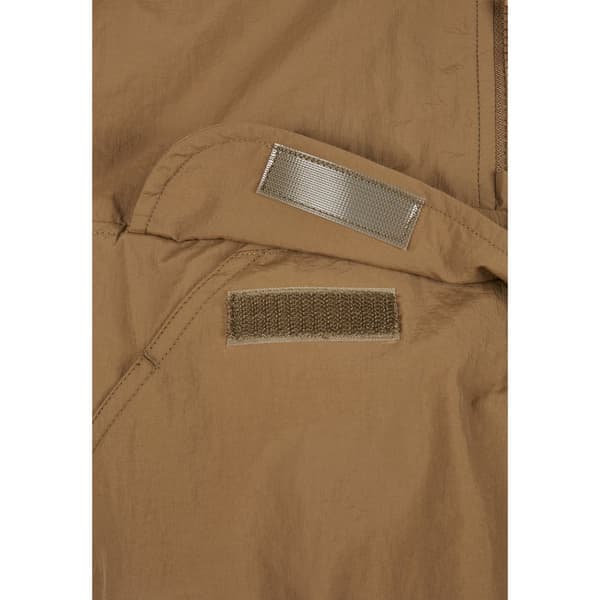Urban Classics Cropped Crinkle Nylon Jakke Brun S Kvinde