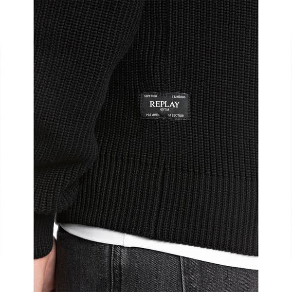 Replay Uk4722.000.g23788 Trøje Sort XL Mand