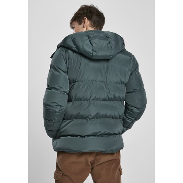 Urban Classics Hooded Puffer Jakke Grøn 2XL Mand