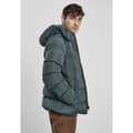 Miniatyrbillede 7 af 8: Urban Classics Hooded Puffer Jakke Grøn 2XL Mand
