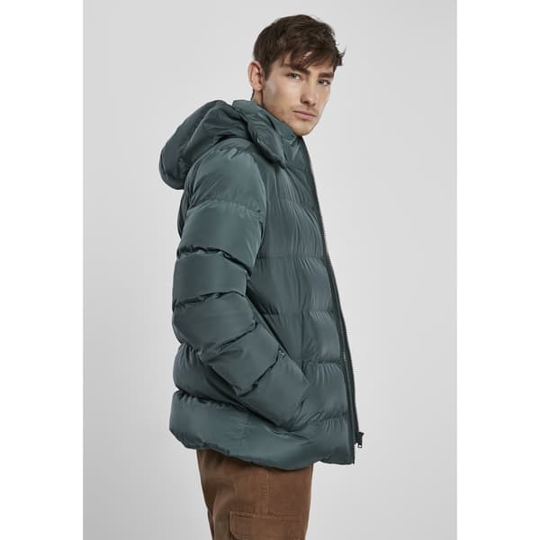 Urban Classics Hooded Puffer Jakke Grøn 2XL Mand