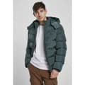 Miniatyrbillede 1 af 8: Urban Classics Hooded Puffer Jakke Grøn 2XL Mand