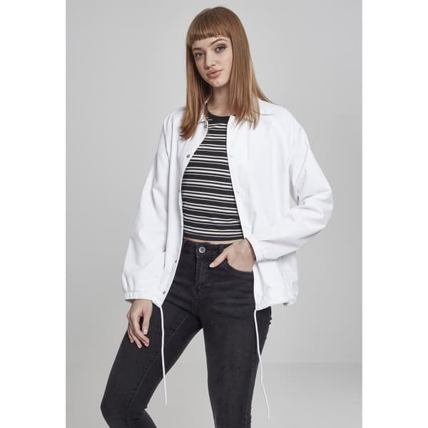 Urban Classics Coach Parka Hvid M Kvinde