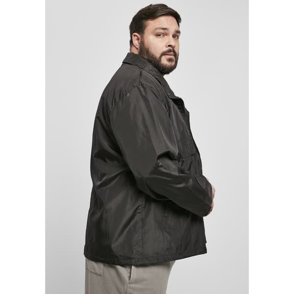 Urban Classics Windbreaker Double Pocket Nylon Crepe Jakke Sort L Mand