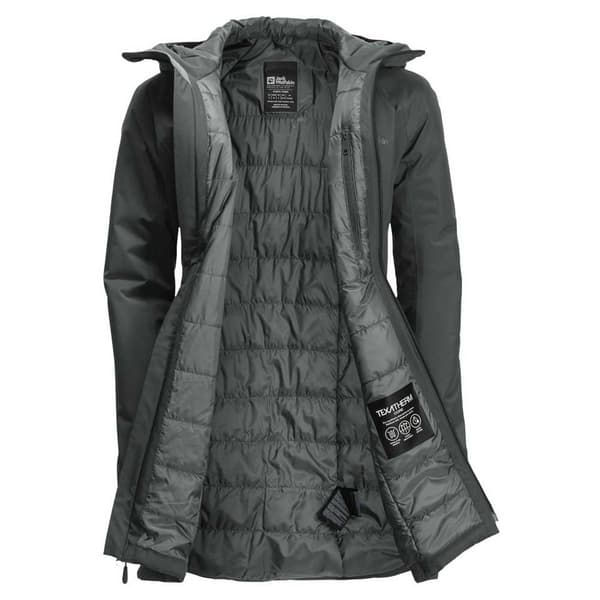 Jack Wolfskin Heidelstein Ins Frakke Grøn XS Kvinde