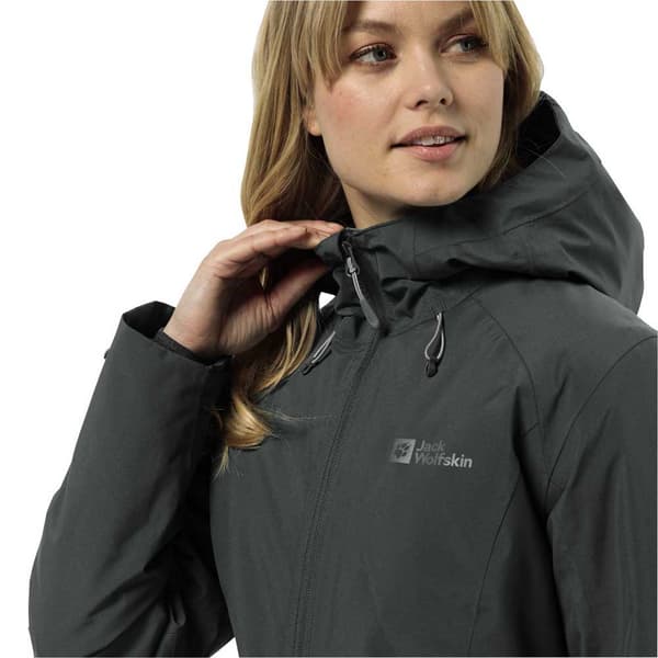 Jack Wolfskin Heidelstein Ins Frakke Grøn XS Kvinde