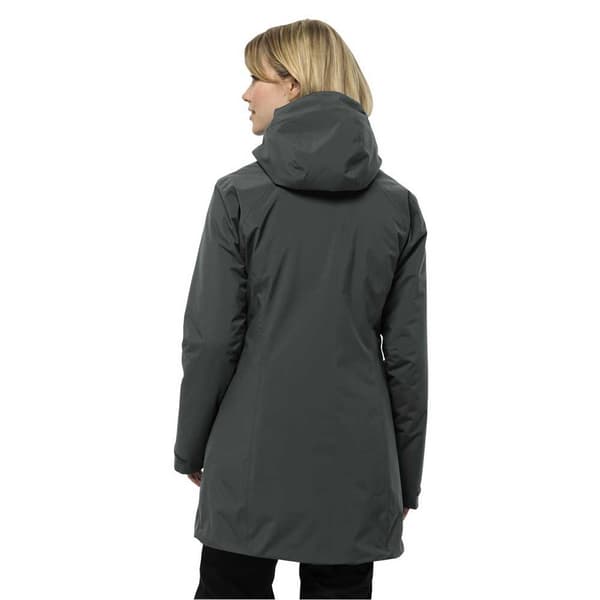 Jack Wolfskin Heidelstein Ins Frakke Grøn XS Kvinde