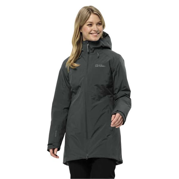 Jack Wolfskin Heidelstein Ins Frakke Grøn XS Kvinde
