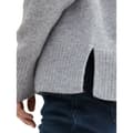 Miniatyrbillede 3 af 4: Tom Tailor Cozy V-hals Sweater Grå XS Kvinde