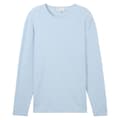 Miniatyrbillede 3 af 6: Tom Tailor Structured Roll Edge Knit Trøje Blå 2XL Mand