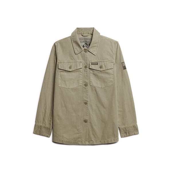 Superdry Military övertröja Beige S Kvinna