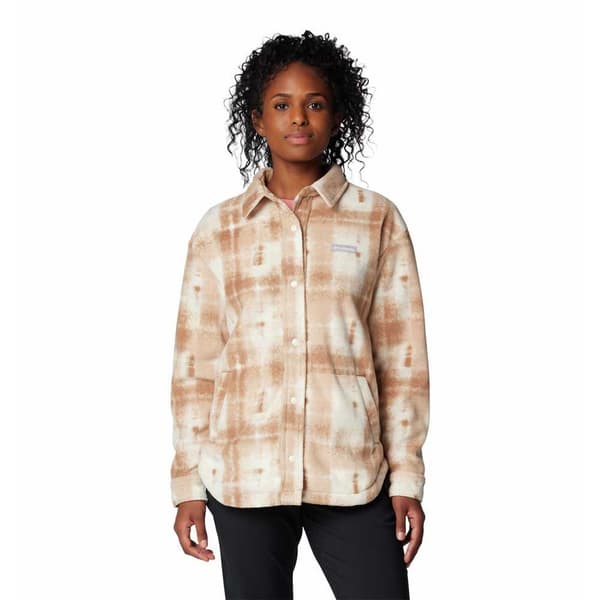 Columbia Benton Springs™ Ii Päällyspaita Ruskea,Valkoinen XL Nainen