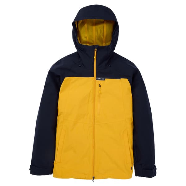 Burton Lodgepole Jacka Gul,Svart XS Man