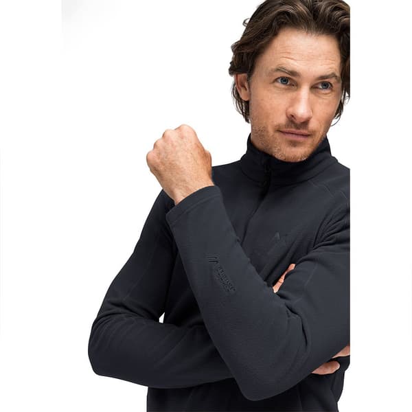 Maier Sports Dennis Puolivetoketjullinen Fleecetakki Musta 2XL Mies