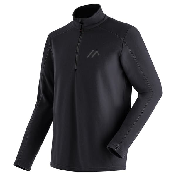 Maier Sports Dennis Puolivetoketjullinen Fleecetakki Musta 2XL Mies