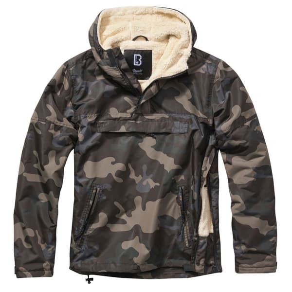 Brandit Sherpa Jakke Grøn 4XL Mand