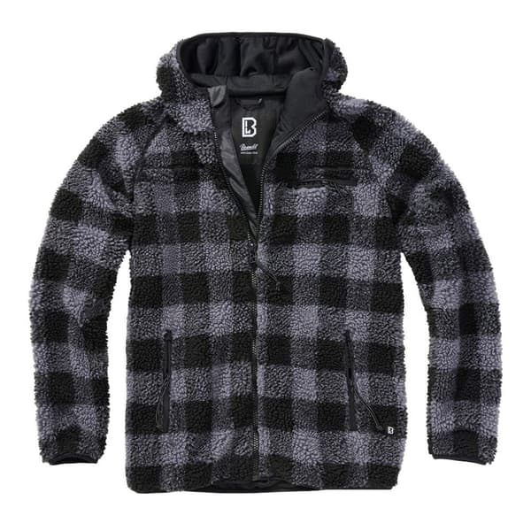 Brandit Teddy Worker Jakke Sort 3XL Mand