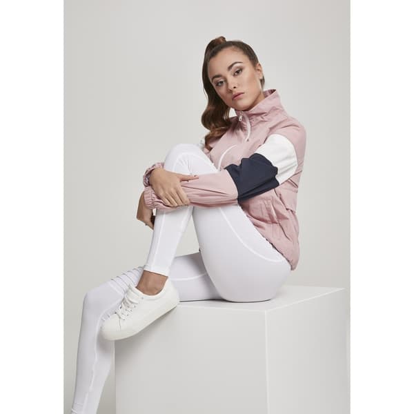 Urban Classics 3-tone Crinkle Parka Rosa XS Kvinde