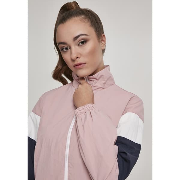 Urban Classics 3-tone Crinkle Parka Rosa XS Kvinde