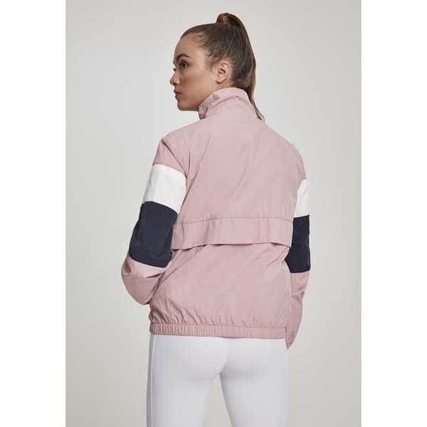 Urban Classics 3-tone Crinkle Parka Rosa XS Kvinde