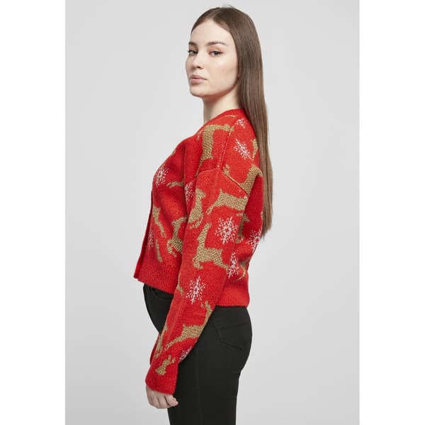 Urban Classics Oversized Christmas Trøje Rød S Kvinde