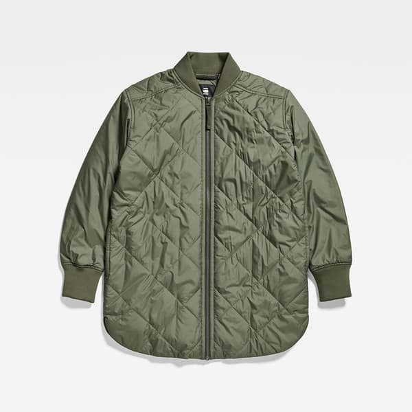 G-star Padded Collar Bomberjacka Grönt S Kvinna