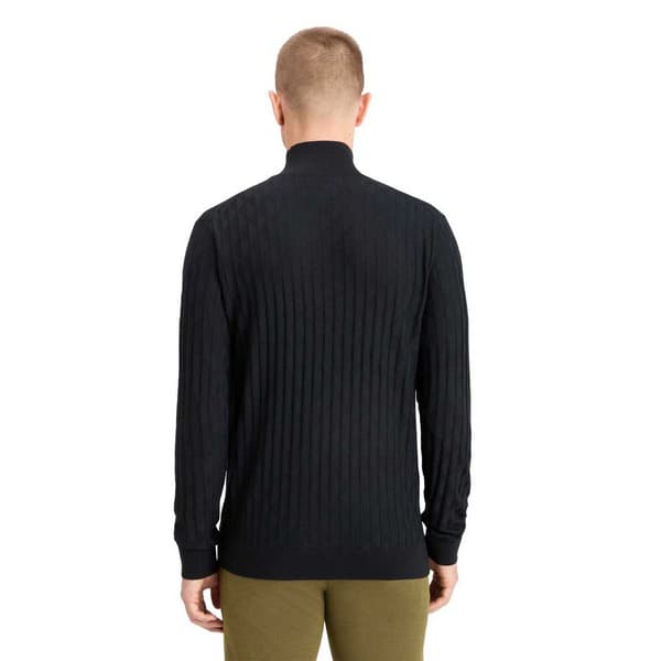 Scotch & Soda 178833 Striktrøje Med Høj Hals Sort XL Mand