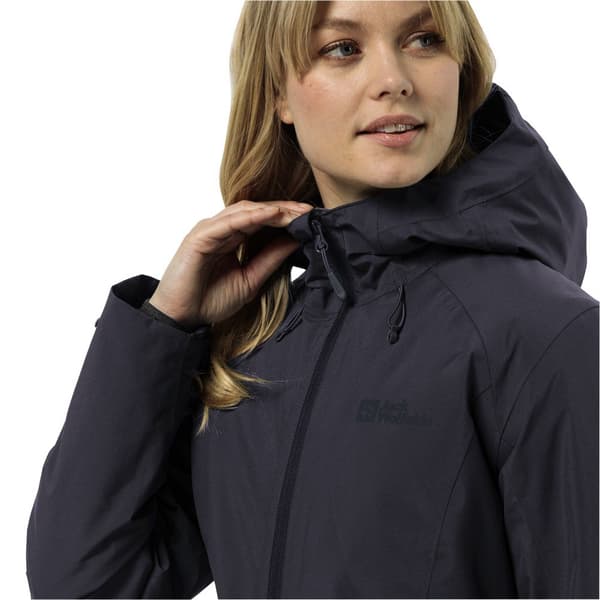 Jack Wolfskin Heidelstein Ins Frakke Grå S Kvinde