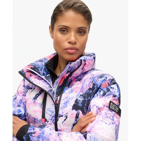 Superdry Boxy Jacka Lila XL Kvinna