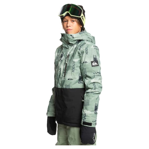 Quiksilver Mission Printed Takki Vihreä 8 Years Poika
