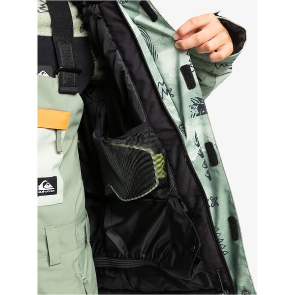 Quiksilver Mission Printed Takki Vihreä 8 Years Poika