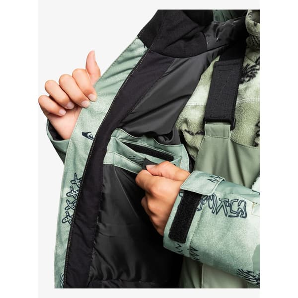 Quiksilver Mission Printed Takki Vihreä 8 Years Poika