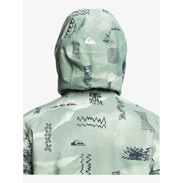 Quiksilver Mission Printed Takki Vihreä 8 Years Poika