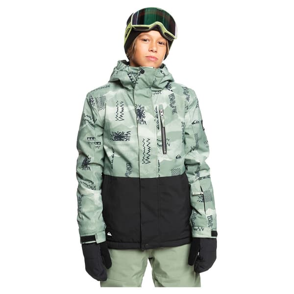 Quiksilver Mission Printed Takki Vihreä 8 Years Poika