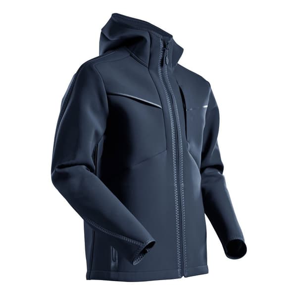 Mascot Customized 22086 Softshelljacka Blå XL Man