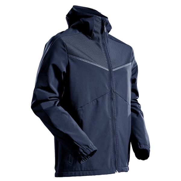 Mascot Customized 22102 Softshelljacka Blå M Man