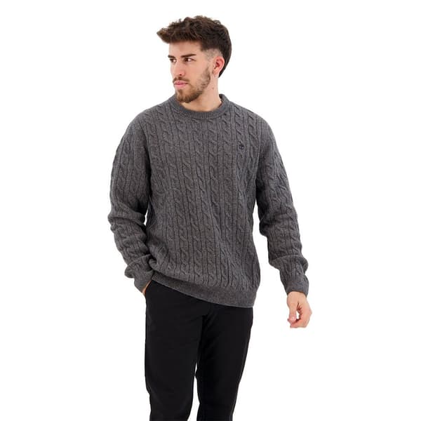Timberland Phillips Brook Lambswool Cable Crew Regular Trøje Grå XL Mand