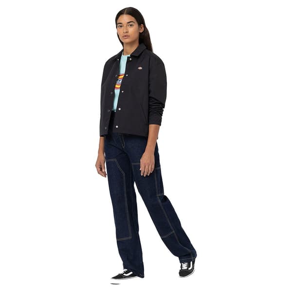 Dickies Oakport Cropped Coach Jacka Svart L Kvinna