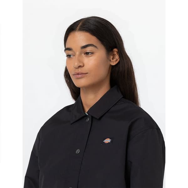 Dickies Oakport Cropped Coach Jacka Svart L Kvinna