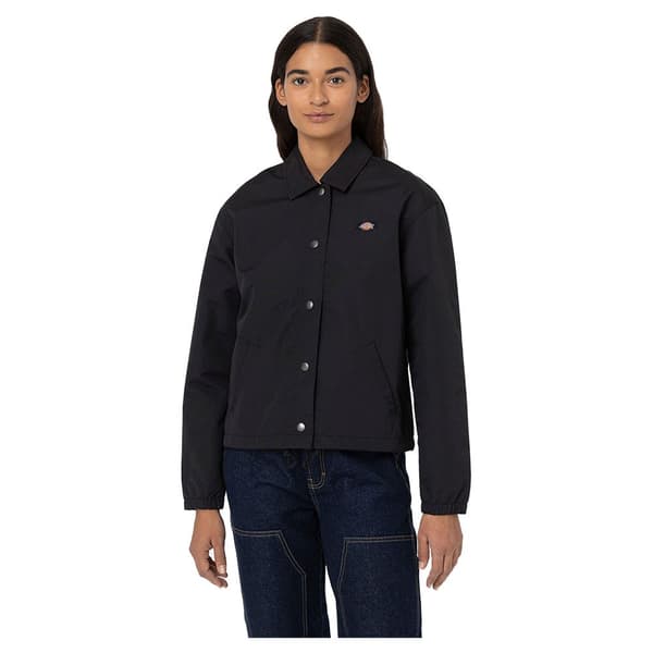 Dickies Oakport Cropped Coach Jacka Svart L Kvinna