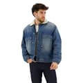 Miniatyrbillede 1 af 6: G-star Utility Flap Pocket Sherpa Denimjakke Blå M Mand