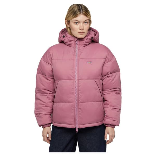 Dickies Alatna Oversized Pufferjakke Rosa S Kvinde